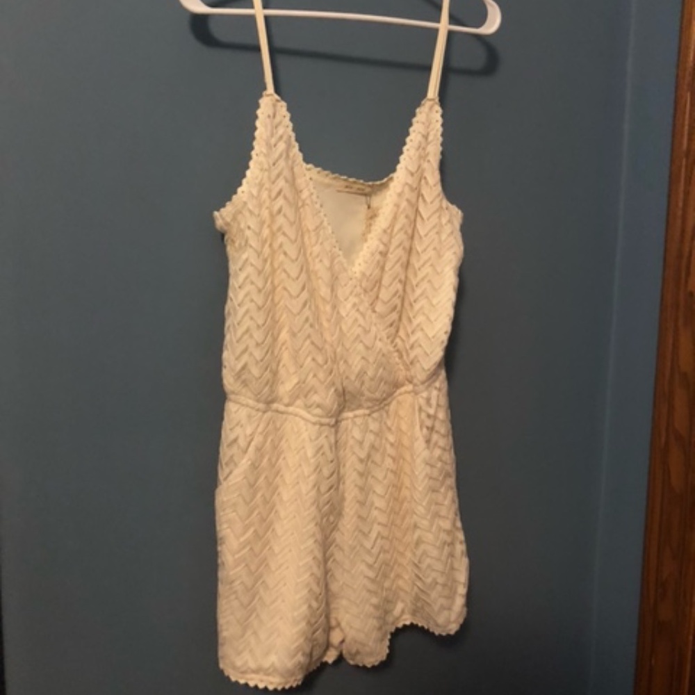 Woven romper